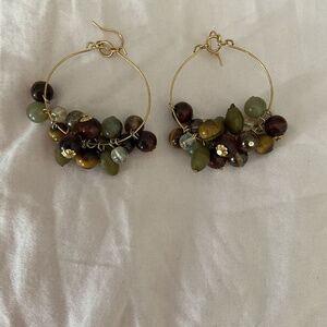 Beaded hoop Earrings